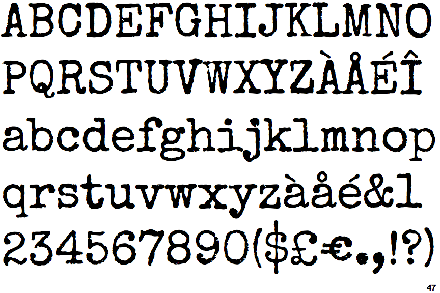 Identifont Special Elite Pro 