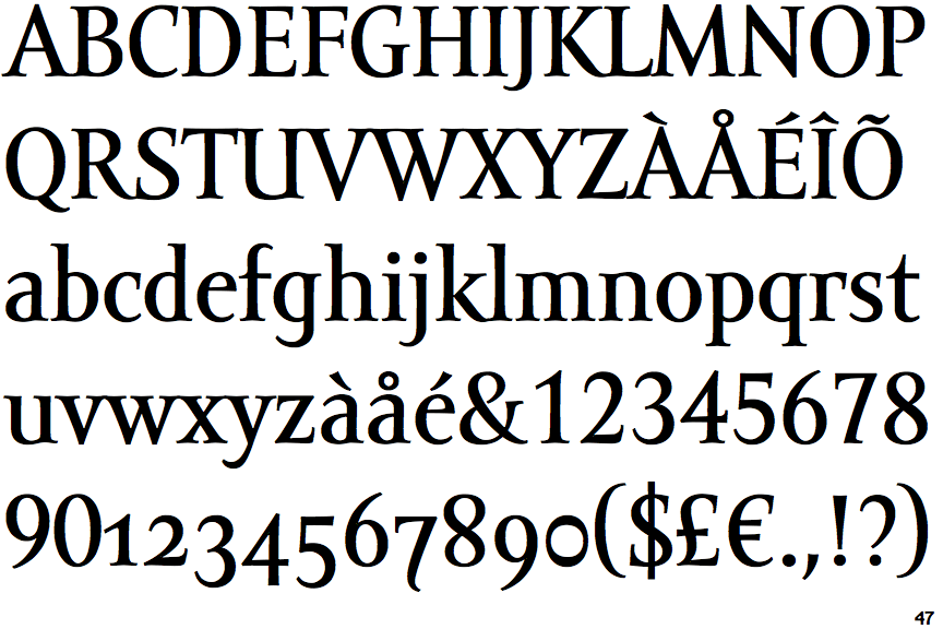 Amor Serif Text