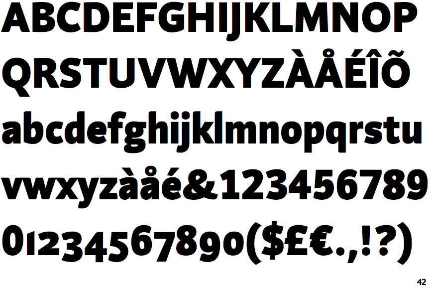 Andulka Sans Medium Bold