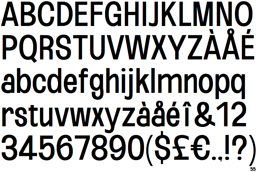 Oddlini Ultra Condensed