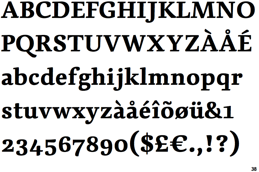 Dederon Serif Bold