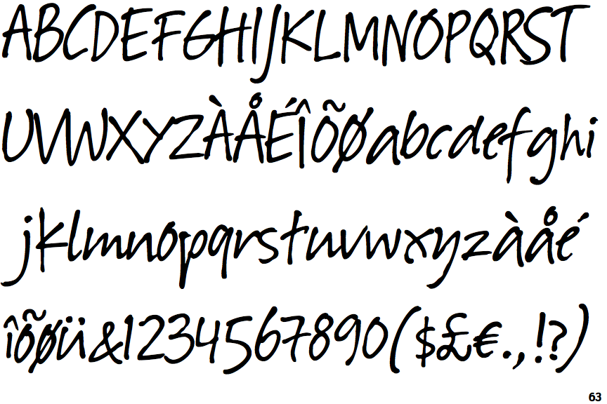 Suomi Hand Script