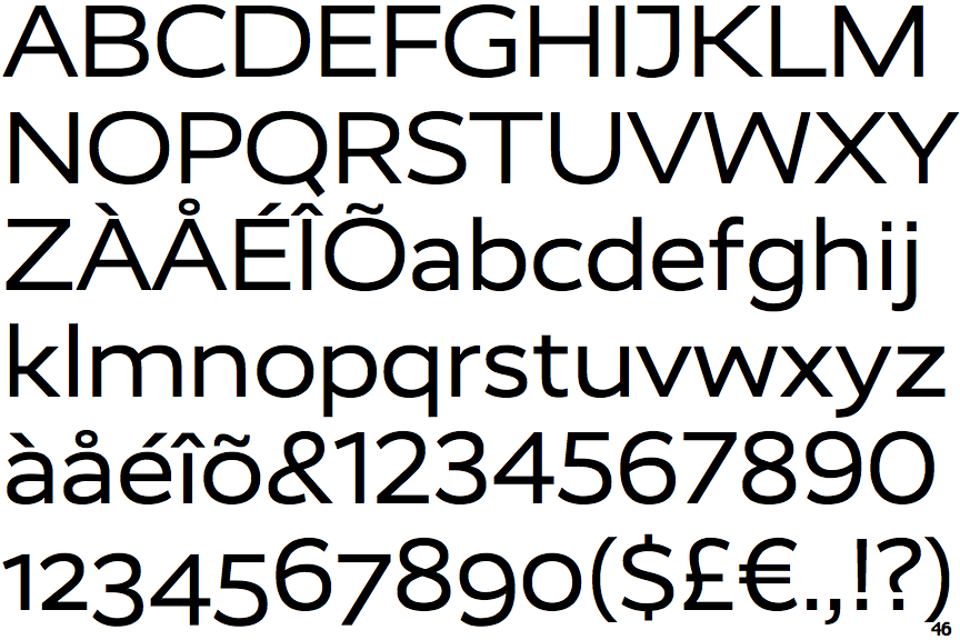 Identifont Realist Wide