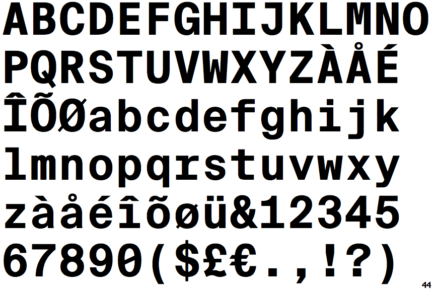 Suisse Int'l Mono Bold