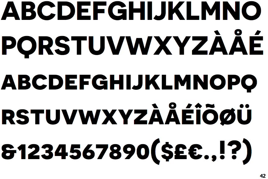 Novecento Sans Wide Bold