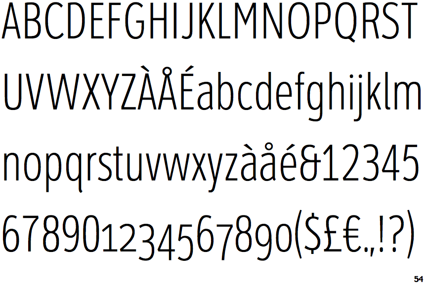 Clearview Text Thin Compressed