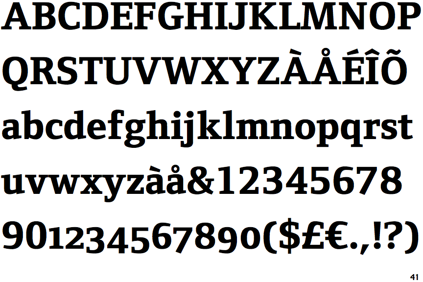 Foundry Form Serif Extra Bold