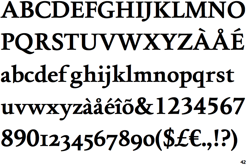 old century font f