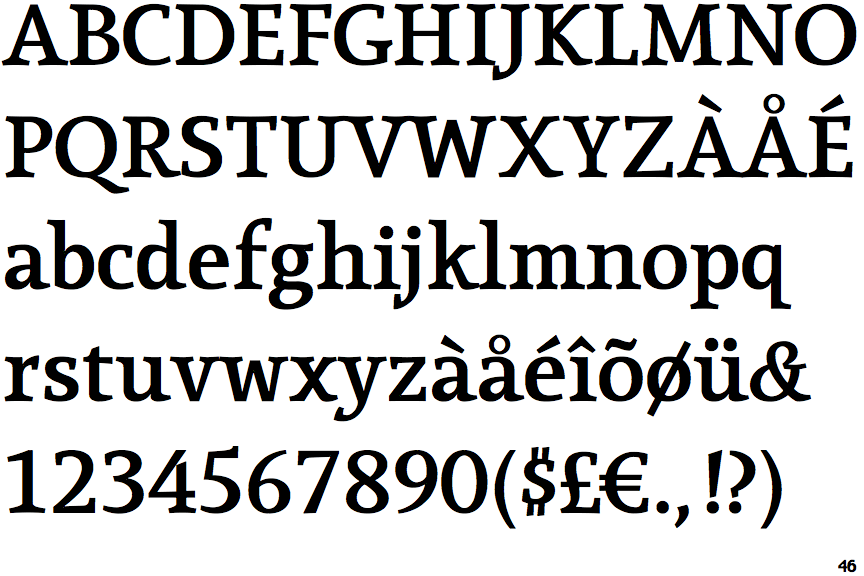 Lineare Serif Bold