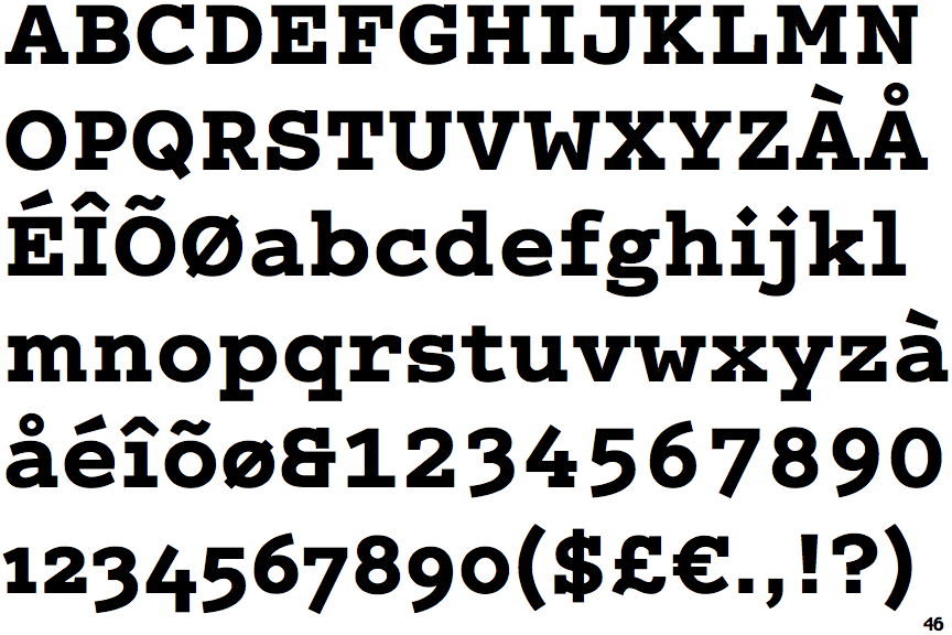 ◆colon◆ Identifont - Colón Bold