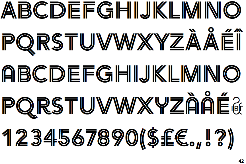 Identifont Arya Double