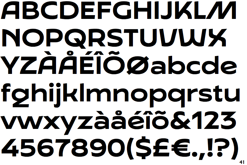 Typocaster Expanded Bold