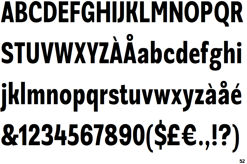 Badnick Condensed Bold