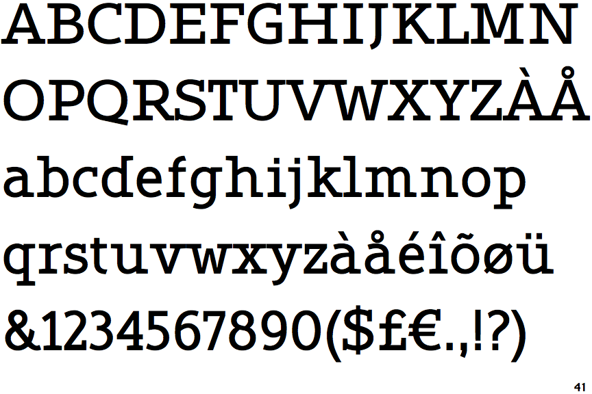 Belco Slab Serif