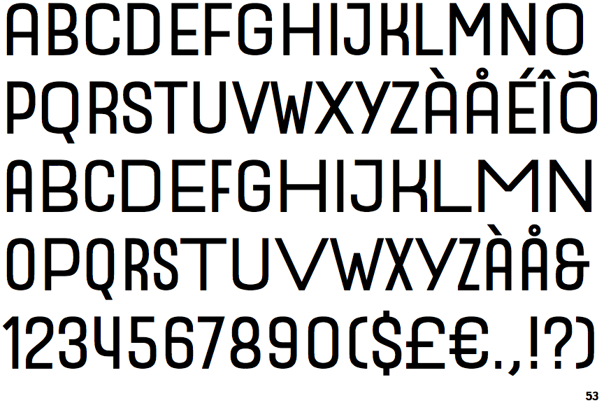 Identifont - Epruveta