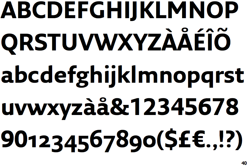 Fresco Sans Bold