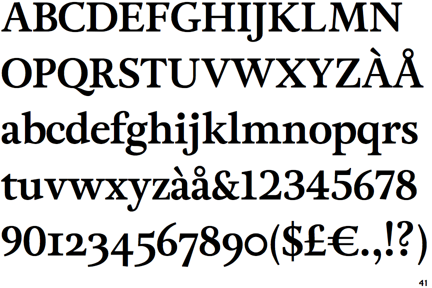 Identifont Adriane Text Bold