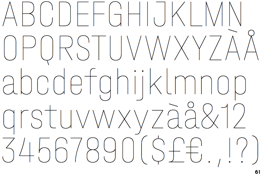 Halvar Engschrift Hairline