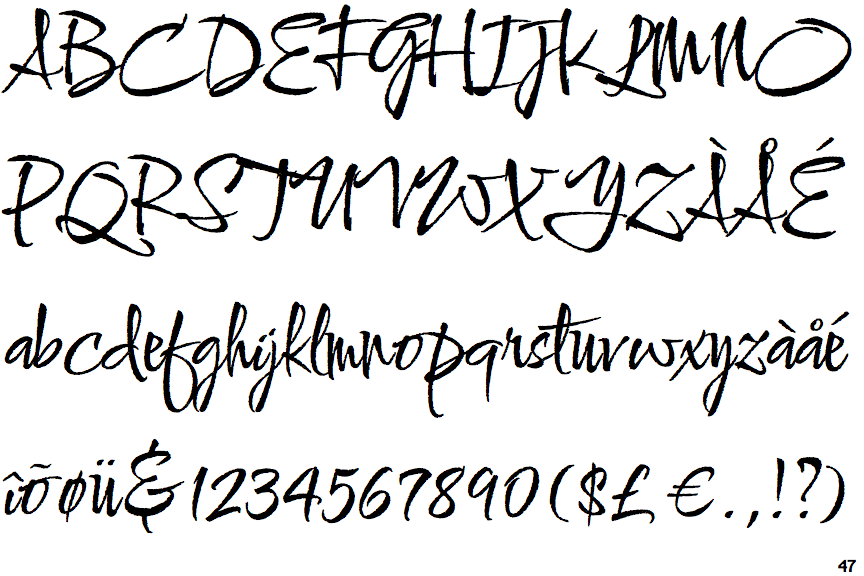 Identifont Comforter Brush