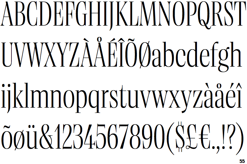 Aneto Skyline Condensed Light