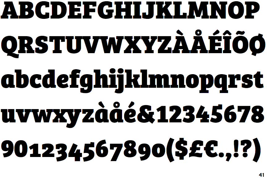Bree Serif Extra Bold