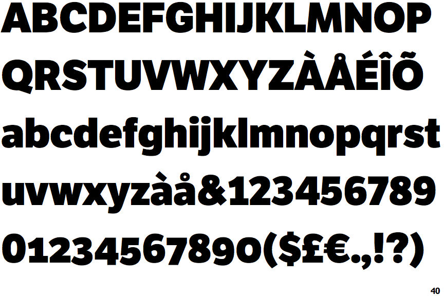 Identifont LFT Etica Extra Bold