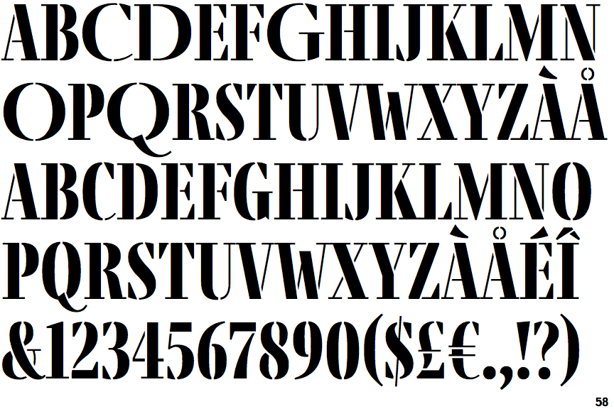 Fino Stencil Bold