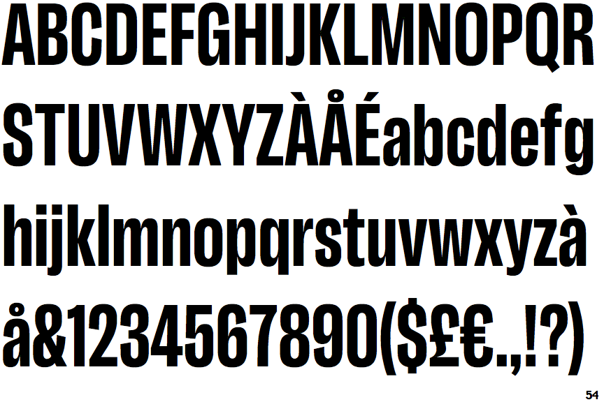 Lektorat Condensed Bold