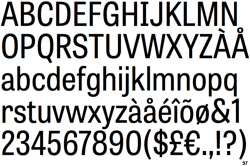 Tablet Gothic Semi Condensed