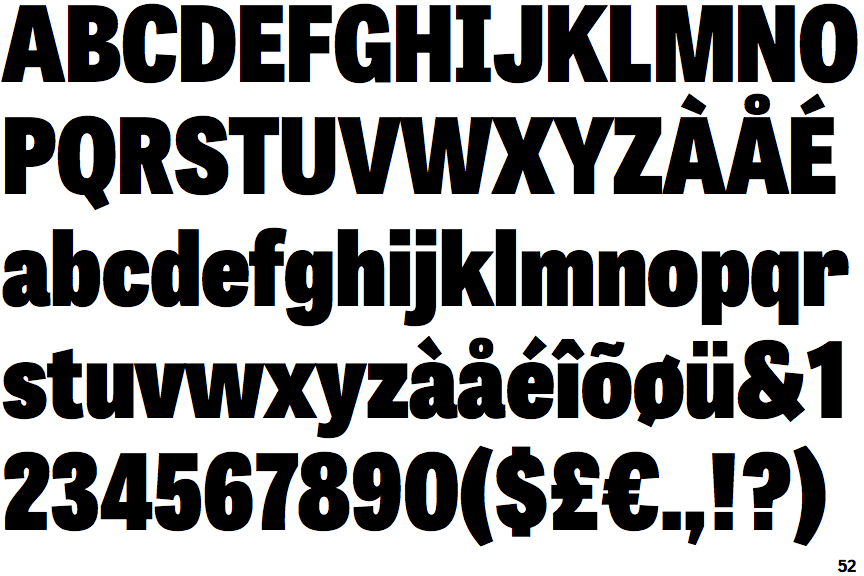 Tablet Gothic Semi Condensed Heavy