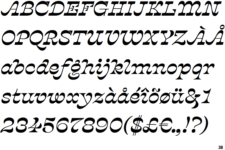 Temeraire Italienne Italic