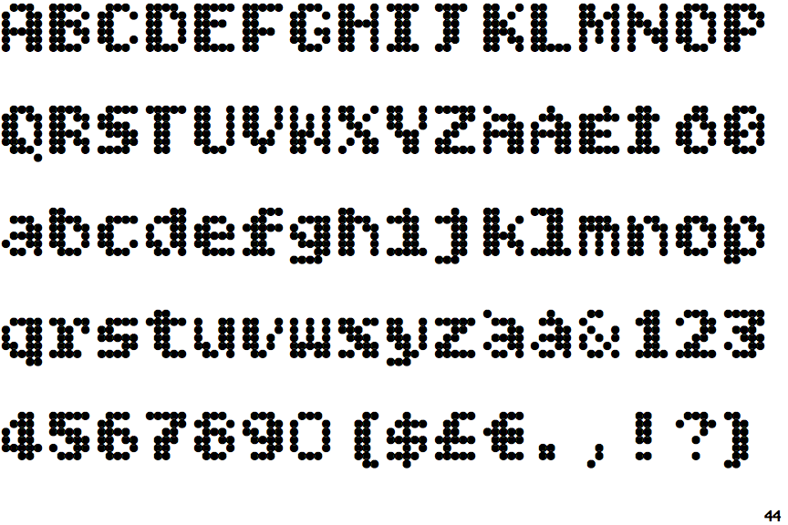 Bitcount Grid Double Circle