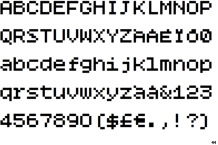 Bitcount Grid Single Square