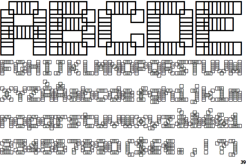 Bitcount Mono Single Bold Line Square