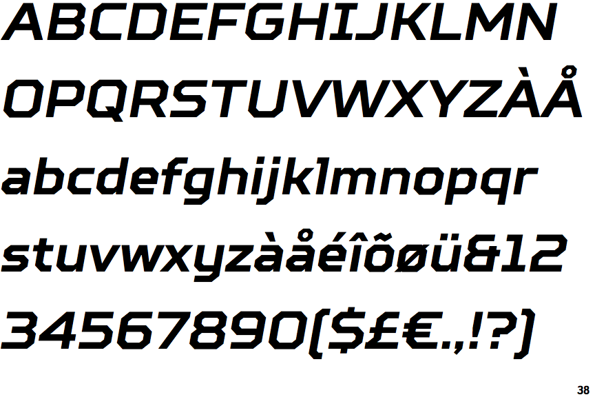Identifont TT Squares Bold Italic