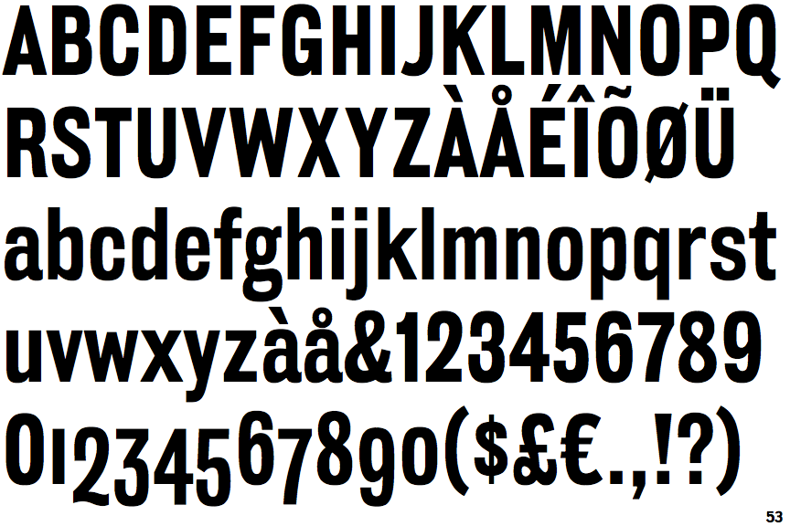 Galderglynn 1884 Condensed Bold