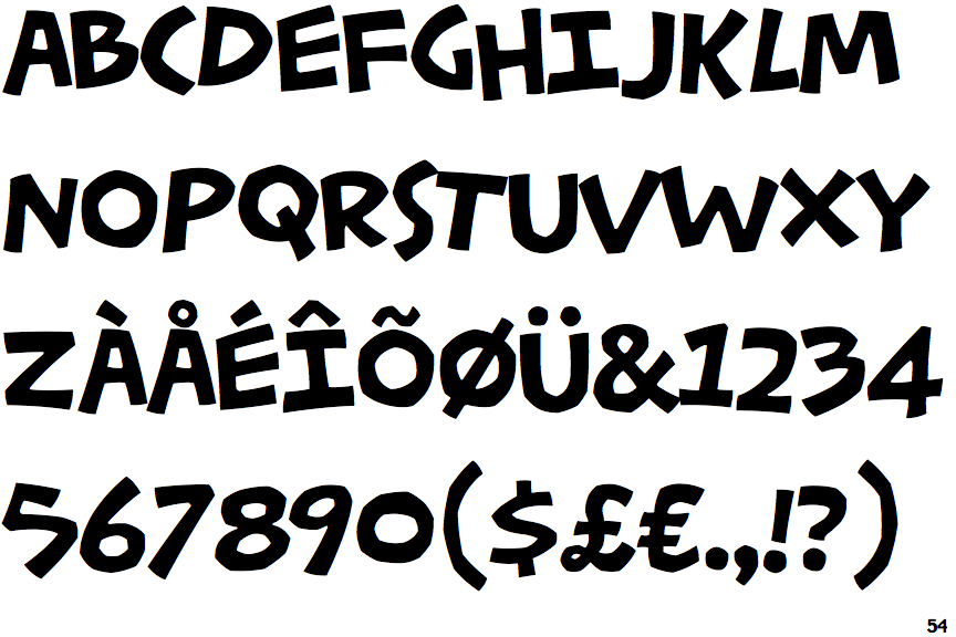 Identifont Pastrami on Rye