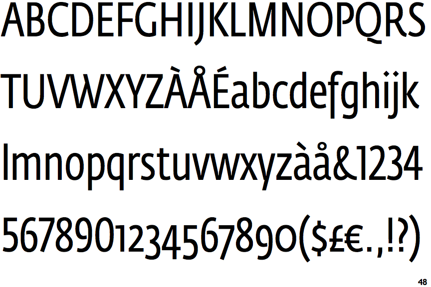 Fedra Sans Condensed