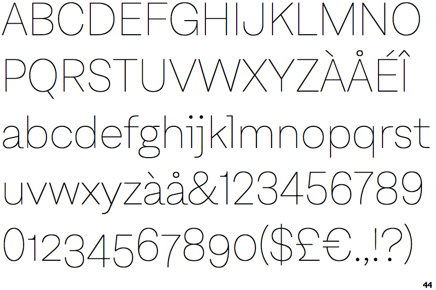 Oli Grotesk Hairline