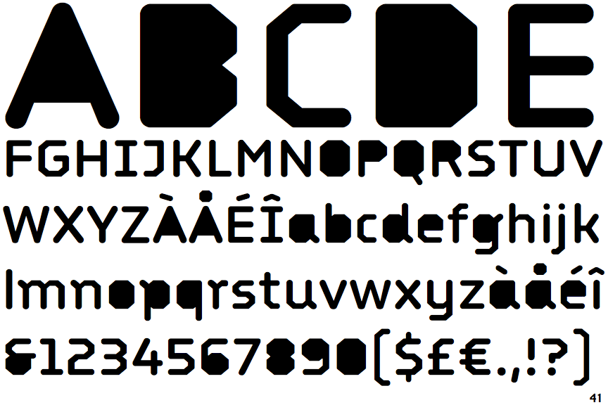 Plotter Liner Display Bold Layer A