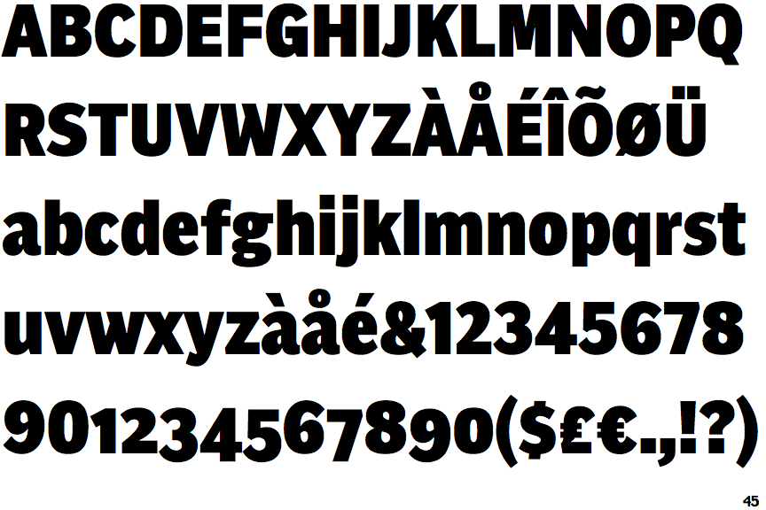 Riggs Condensed Bold