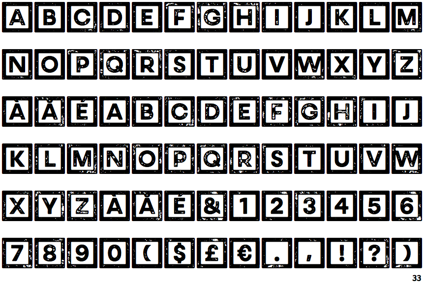 Woodkit Reprint Alphabet A