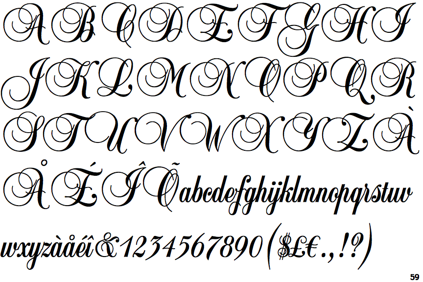 Identifont Balmoral (URW)