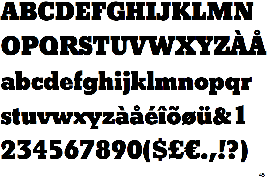 Beton Extra Bold (URW)