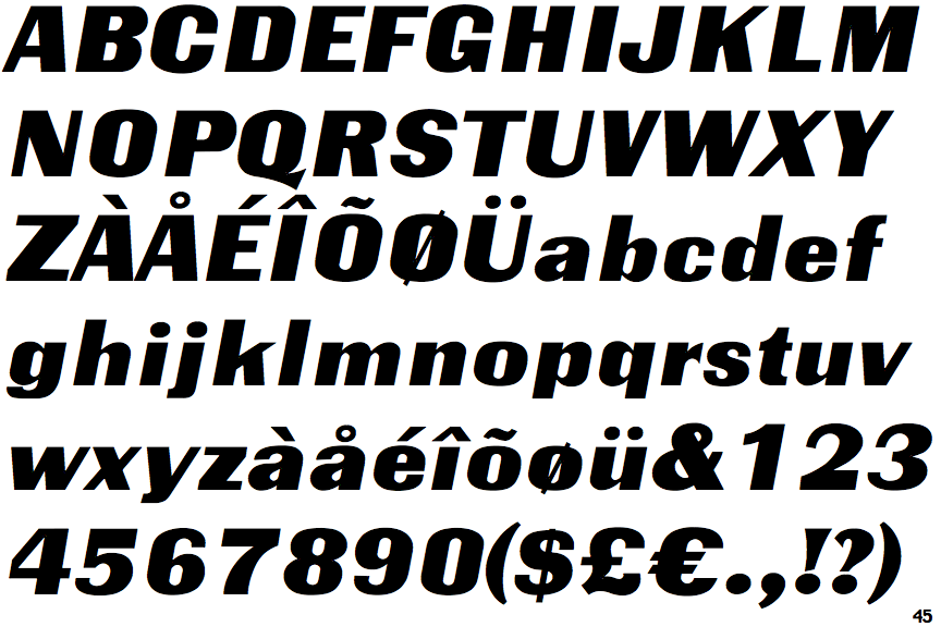 Identifont Charter Oak