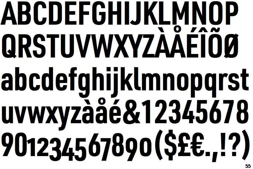 Mathis Manhattan Ernest Shackleton Differences - URW DIN Condensed Bold & FF DIN Condensed Bold