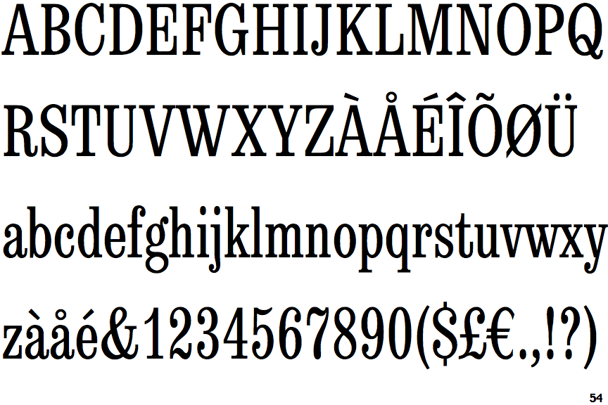 Egizio Condensed