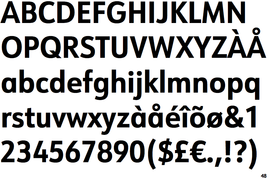 URW Form Semi Condensed Bold