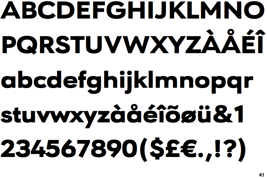 URW Geometric Extended Black