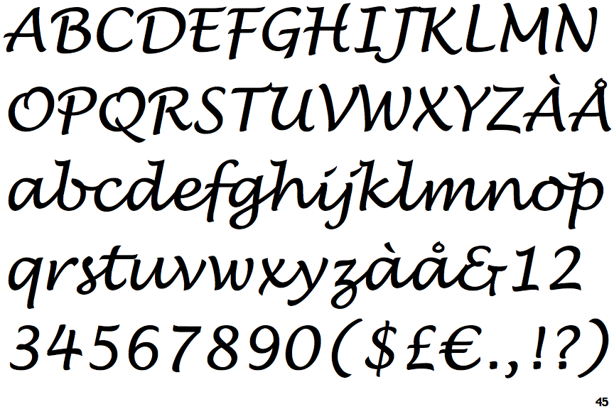 font lucida big casual t demi italic